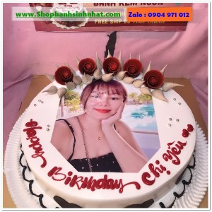 Bánh Sinh Nhật In Hình Ảnh - H559